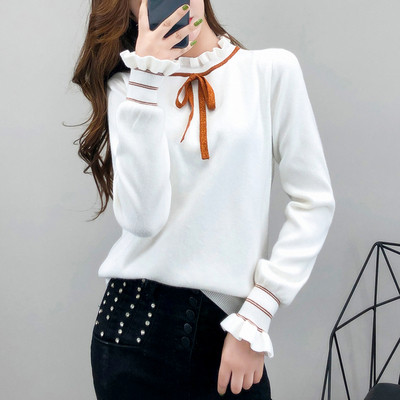 Bluza de toamna de dama cu cravata in mai multe culori