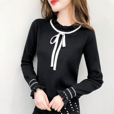 Bluza de toamna de dama cu cravata in mai multe culori