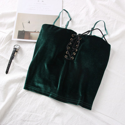 Új modell női bársony felső több színben