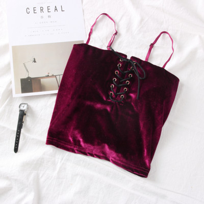 Új modell női bársony felső több színben