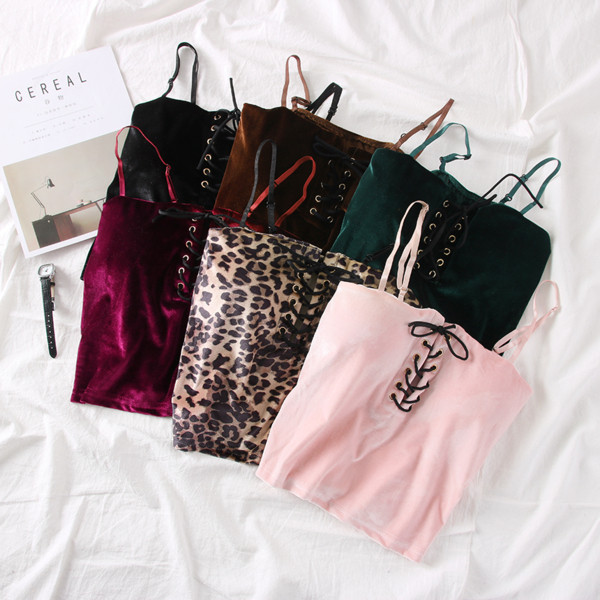 Új modell női bársony felső több színben