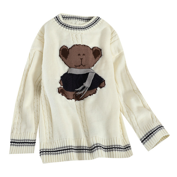 Női alkalmi pulóver ovális nyakkivágással és színes rátéttel