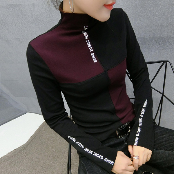 Kerek nyakkivágású női blúz több színben