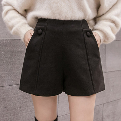 Νέο μοντέλο γυναικεία σορτάκια με ψηλή μέση σε μαύρο και καφέ χρώμα