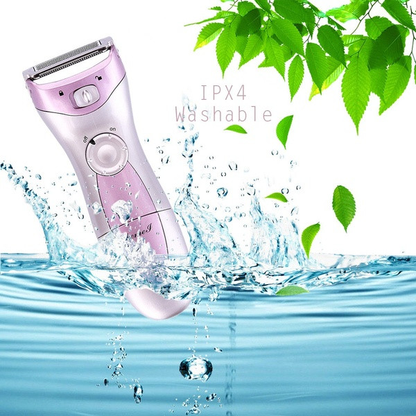 Waterproof electric razor suitable for any part of the body in pink