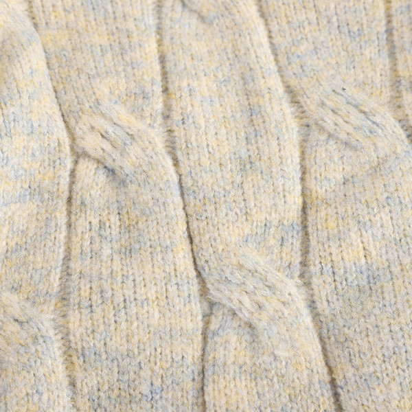 Γυναικείο πουλόβερ με φαρδιά μανίκια και οβάλ λαιμόκοψη