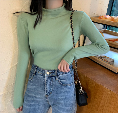 Λεπτή πλεκτή γυναικεία μπλούζα - πολλά χρώματα