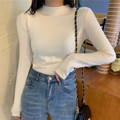 Λεπτή πλεκτή γυναικεία μπλούζα - πολλά χρώματα