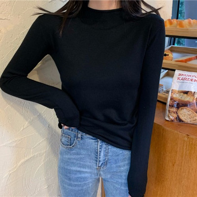 Λεπτή πλεκτή γυναικεία μπλούζα - πολλά χρώματα