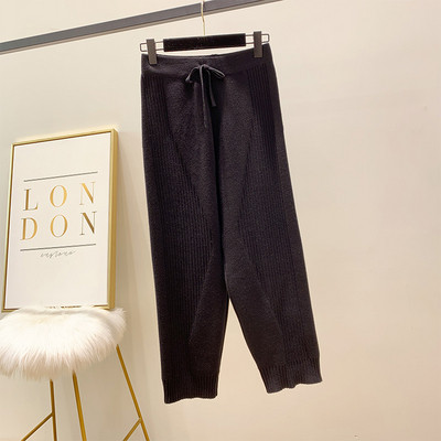 Casual γυναικείο παντελόνι  με ψηλή μέση σε τέσσερα χρώματα