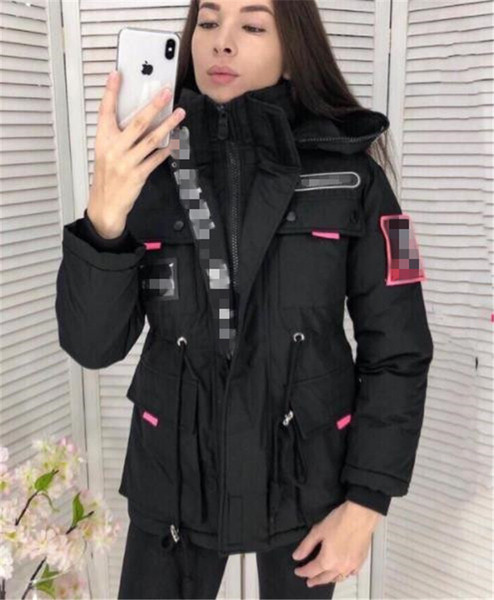 Új modell női téli kabát cipzárral és kapucnival több színben