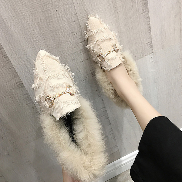 Női alkalmi téli cipő puha béléssel és pehellyel