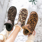 Új női csizma modell puha béléssel, három színben - állatmintás