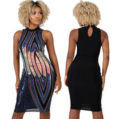 Κομψο γυναικείο φόρεμα με ο-λαιμόκοψη σε γκρι χρώμα