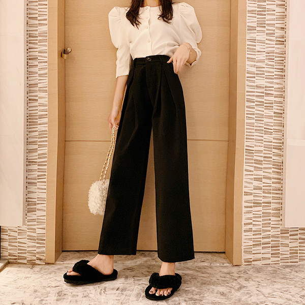 Női kivágott nadrág fekete és barna színben