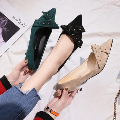 Γυναικεία μοντέρνα παπούτσια μυτερό μοντέλο σε πολλά χρώματα