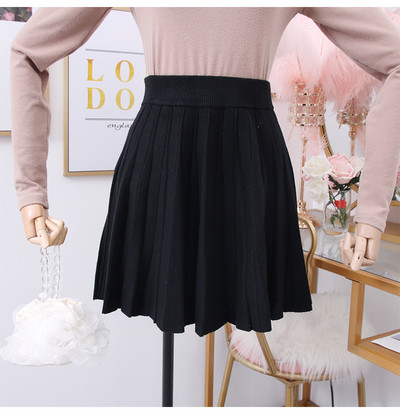 Νέο μοντέλο κοντή  γυναικεία πλισέ φούστα σε διάφορα χρώματα