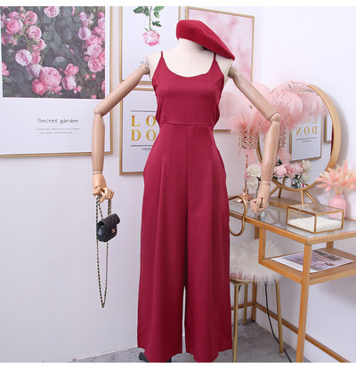 Salopetă de damă modernă cu bretele subțiri - mai multe culori