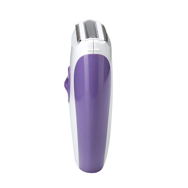 Ηλεκτρική ξυριστική μηχανή με ενσωματωμένη επαναφορτιζόμενη μπαταρία σε μοβ χρώμα