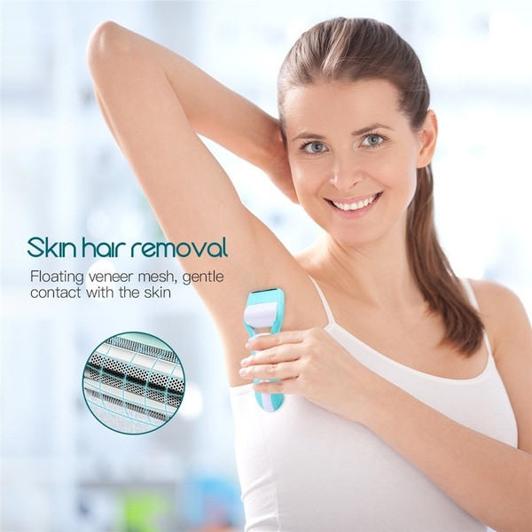 Ηλεκτρική αδιάβροχη αποτριχωτική συσκευή με τρεις προσαρτήσεις