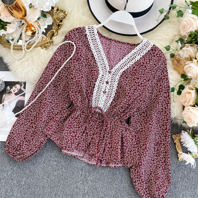 Modern női ing spitz nyakkivágással és nyakkendőkkel több színben