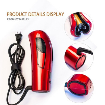 Автоматична маша за къдрене на косата с LED дисплей и загряване до 210 C в черен и червен цвят