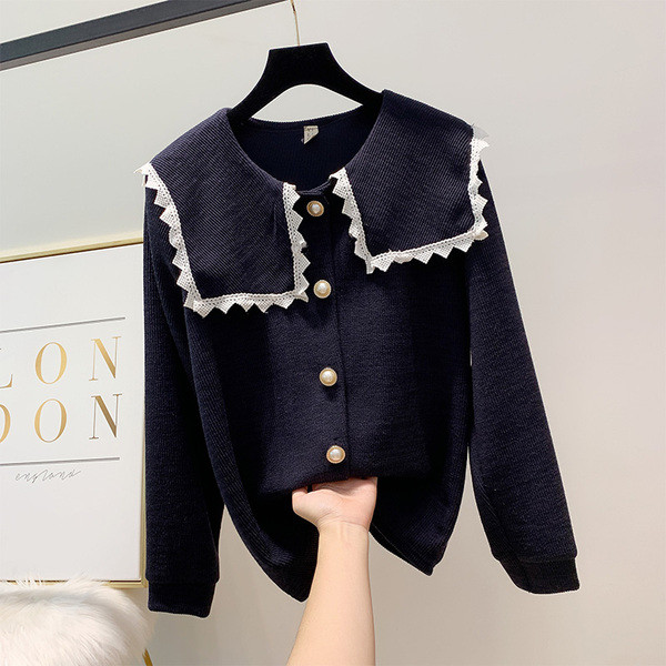 Modern női mellény gombokkal és gallérral több színben