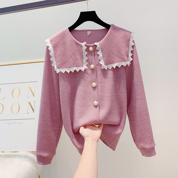 Modern női mellény gombokkal és gallérral több színben