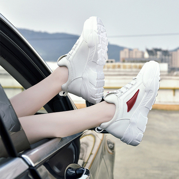 Női alkalmi tornacipő eko bőrből több színben