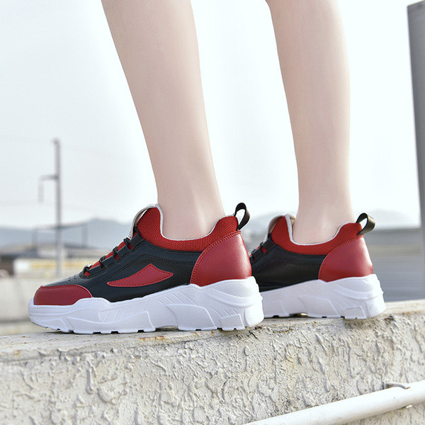 Női alkalmi tornacipő eko bőrből több színben