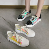 Női alkalmi tornacipő lapos talppal több színben