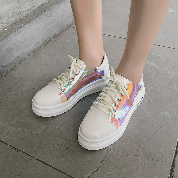 Női alkalmi tornacipő lapos talppal több színben