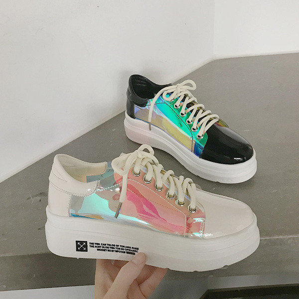 Női alkalmi tornacipő lapos talppal több színben