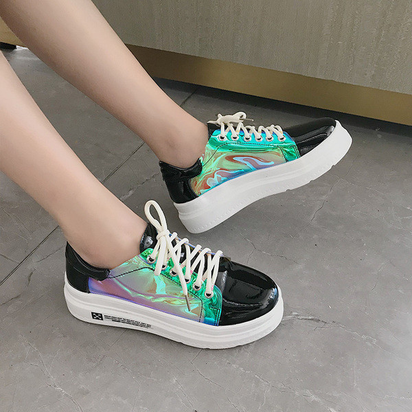 Női alkalmi tornacipő lapos talppal több színben