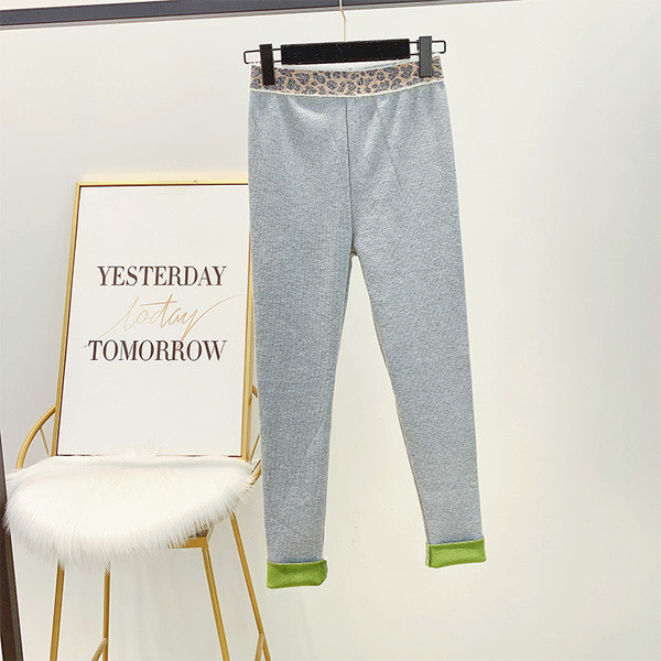 Дамски зимен клин с мека подплата и висока талия в три цвята