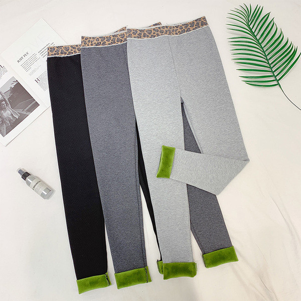 Дамски зимен клин с мека подплата и висока талия в три цвята