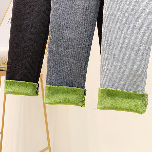 Дамски зимен клин с мека подплата и висока талия в три цвята