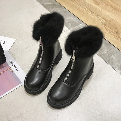 Női bőr téli csizma puha béléssel, télre is alkalmas