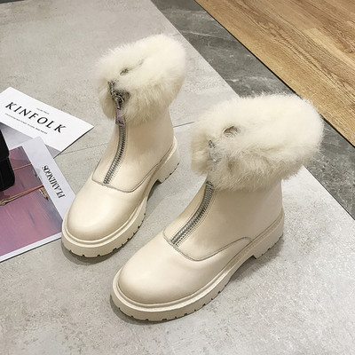 Női bőr téli csizma puha béléssel, télre is alkalmas