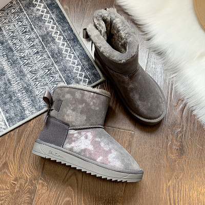 Női téli csizma lapos talppal és puha béléssel - többféle színben