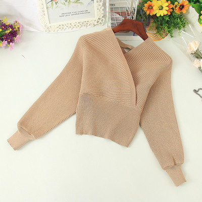 Stílusos női hosszú ujjú pulóver különböző színekben