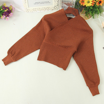 Stílusos női hosszú ujjú pulóver különböző színekben