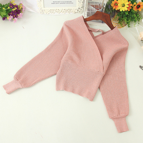 Stílusos női hosszú ujjú pulóver különböző színekben