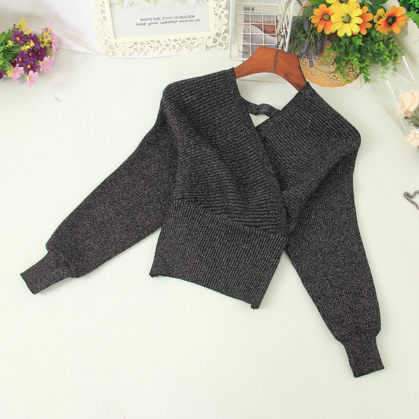 Stílusos női hosszú ujjú pulóver különböző színekben