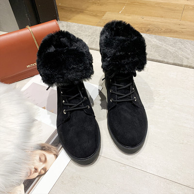 Női téli csizma puha béléssel több színben - két modell