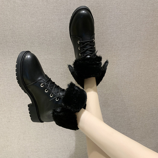 Női téli csizma puha béléssel több színben - két modell