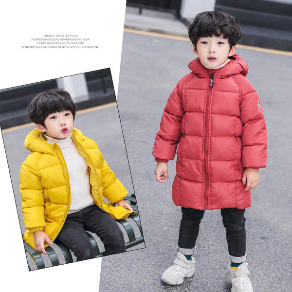 Μοντέρνο παιδικό χειμωνιάτικο μπουφάν για κορίτσια και αγόρια σε διάφορα χρώματα
