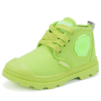 Μοντέρνα παιδικά παπούτσια για κορίτσια σε ροζ, κίτρινο και πράσινο χρώμα