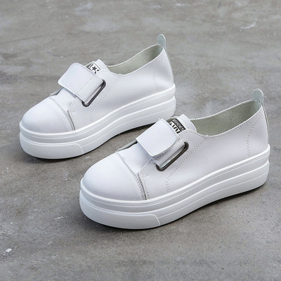 Női alkalmi cipő eko bőrből, lapos talppal