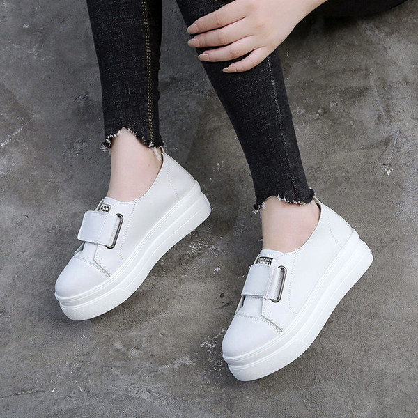 Női alkalmi cipő eko bőrből, lapos talppal